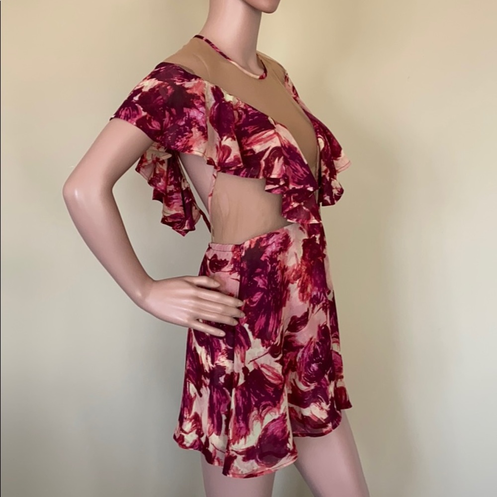 For Love & Lemons Wild Rose Ruffle Mini - Picture 4 of 8